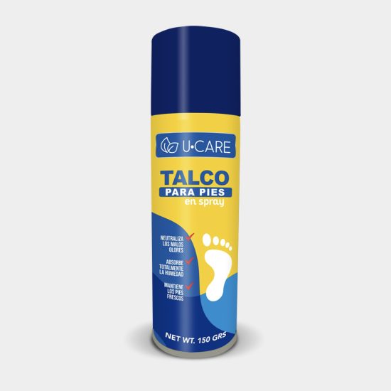 U-CARE - TALCO PIES SPRAY   -    140 GR