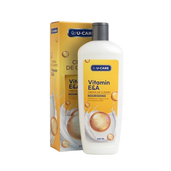 U-CARE - CREMA CUERPO VITAMINA E&A 600 ML