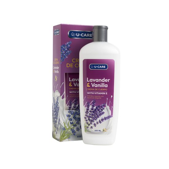 U-CARE - CREMA CUERPO LAVANDA VAINILLA 600 ML