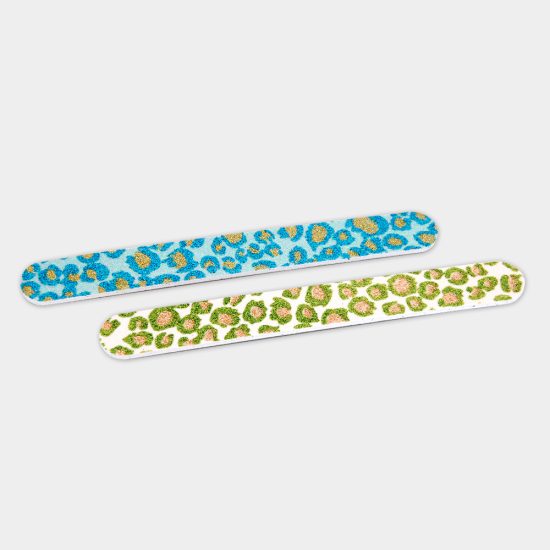 BE - SET 2 LIMAS DE UÑAS ANIMAL PRINT